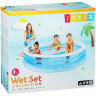 Бассейн надувной INTEX «Семейный» 57190 с подголовником, 229×218×79 см, от 3 лет